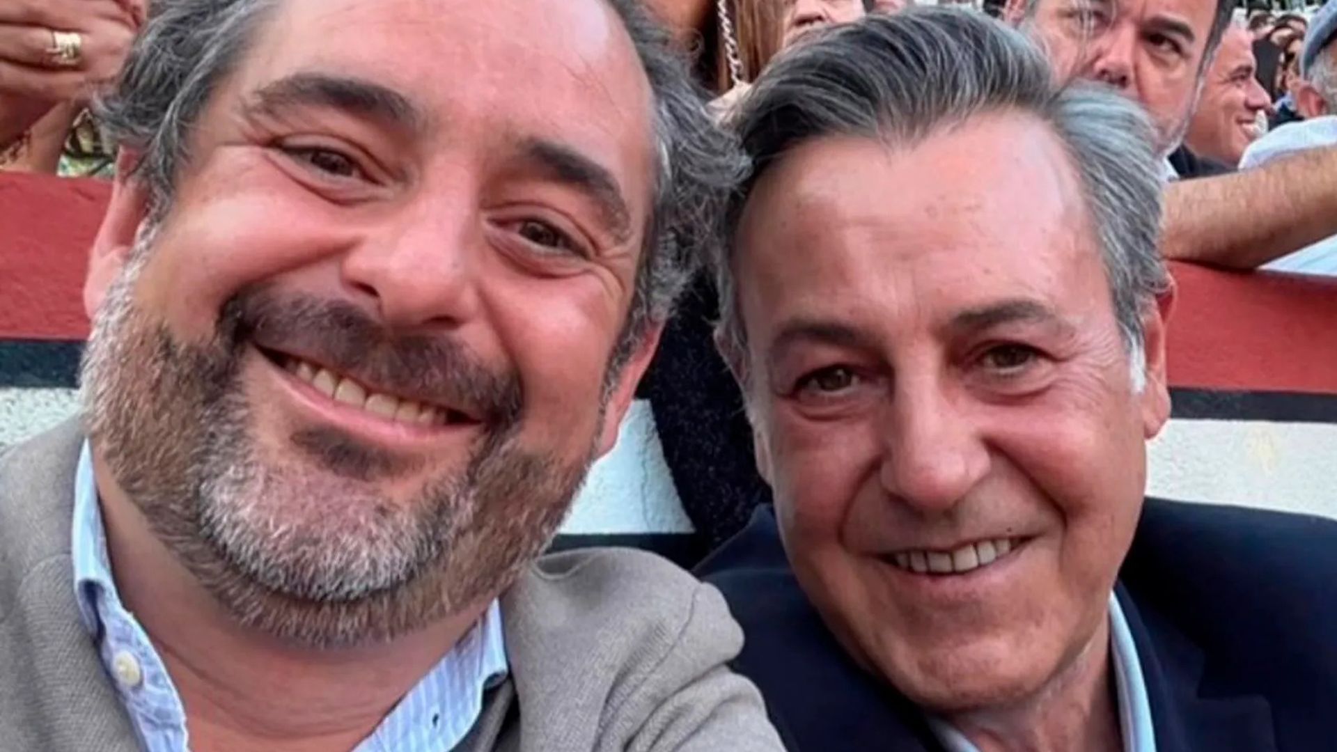 José Ribagorda, con su amigo Iván Sanz Cid José Ribagorda, con su amigo Iván Sanz Cid