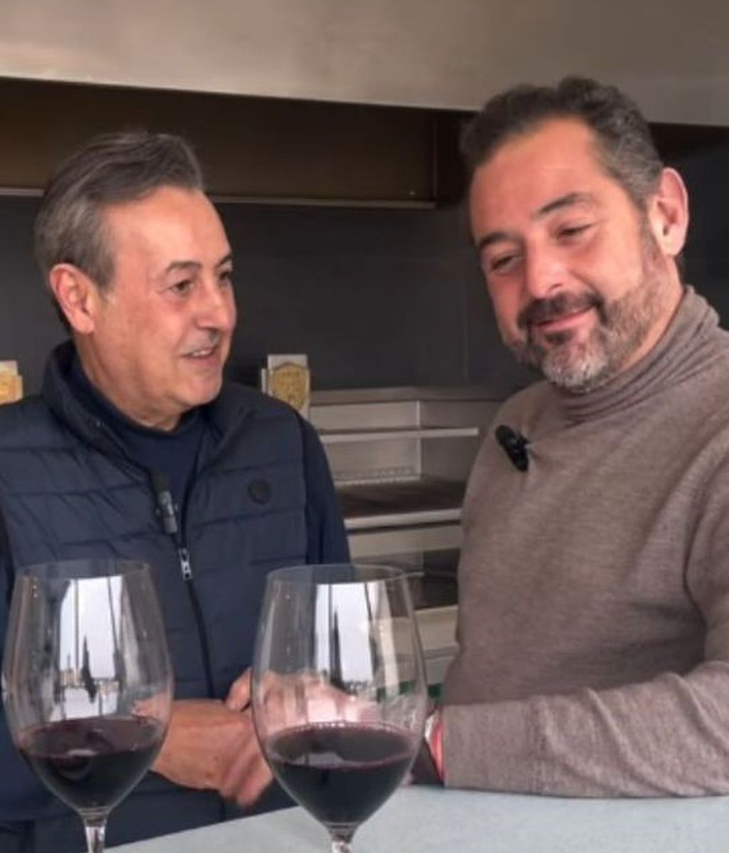José Ribagorda, con su amigo Iván Sanz Cid