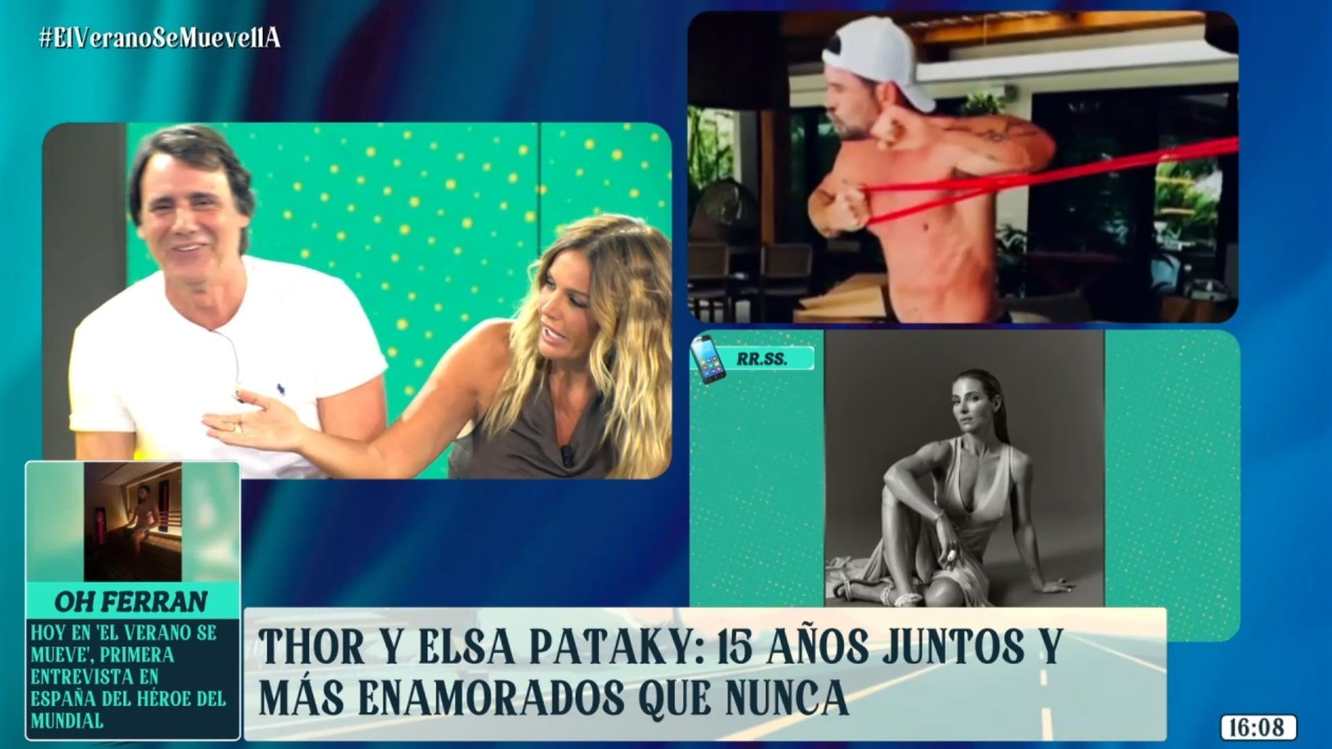Salta la tensión entre colaboradores en el plató de 'El verano se mueve': "Para no vender estoy en la portada de una revista" Salta la tensión entre colaboradores en el plató de 'El verano se mueve': "Para no vender estoy en la portada de una revista"