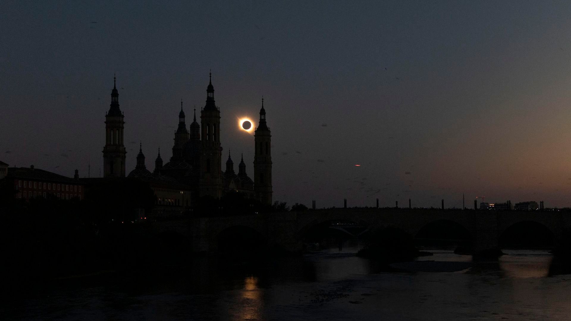 Eclipse desde Zaragoza