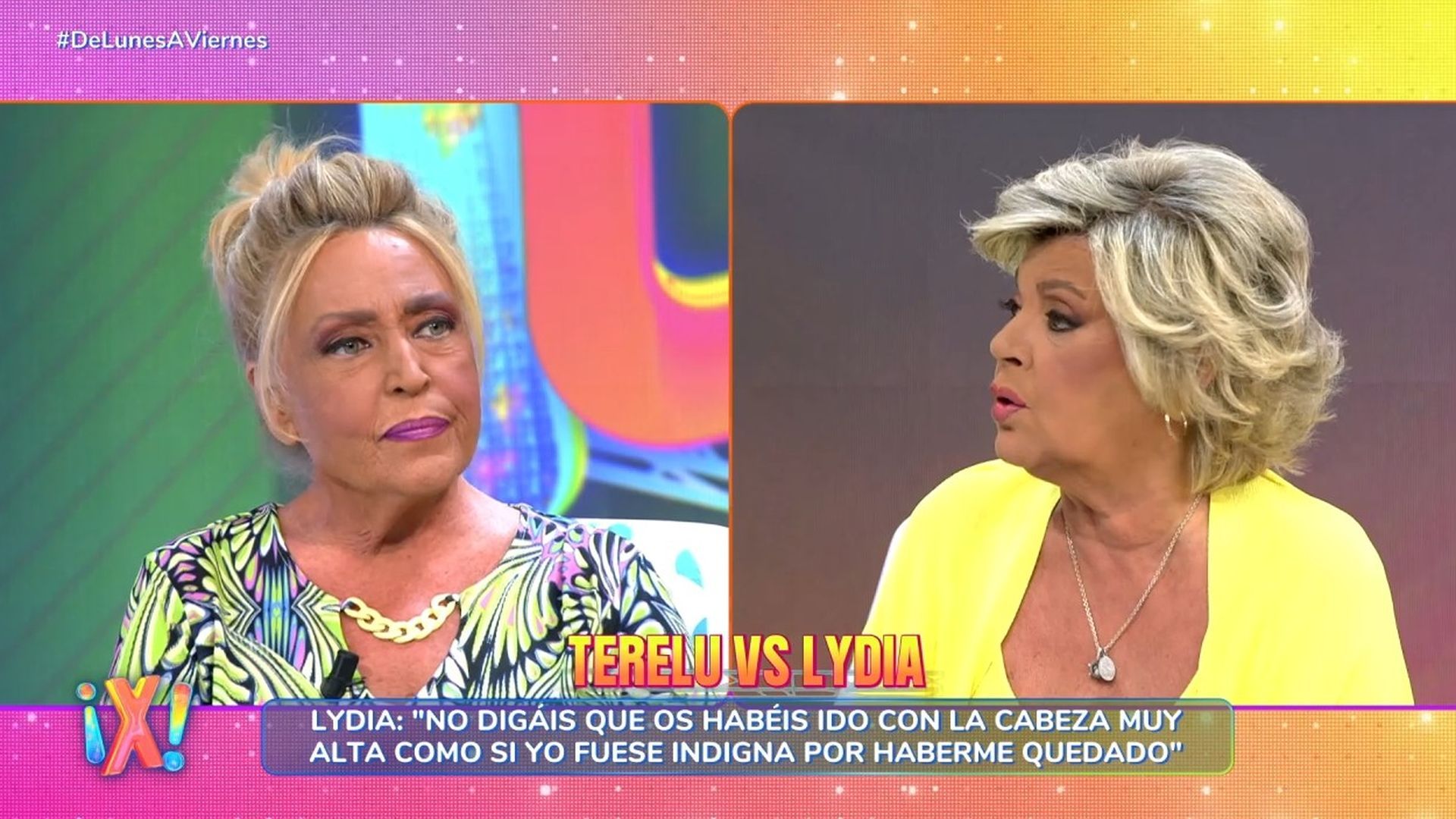 El tenso choque entre Lydia Lozano y Terelu Campos: "Te fuiste por la puerta de atrás de aquí" El tenso choque entre Lydia Lozano y Terelu Campos: "Te fuiste por la puerta de atrás de aquí"