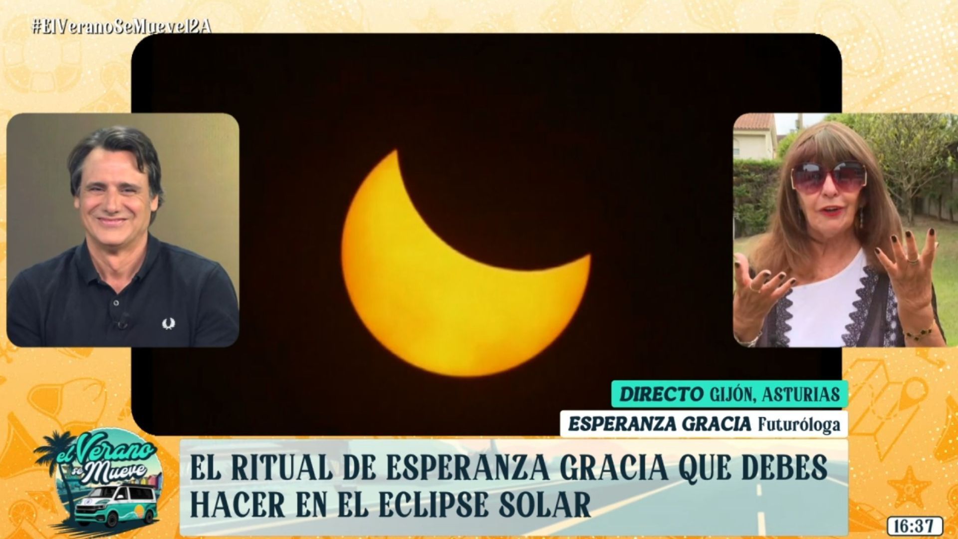 Esperanza Grasia revela el ritual que deberías hacer durante el eclipse solar: "El cambio es total" Esperanza Grasia revela el ritual que deberías hacer durante el eclipse solar: "El cambio es total"