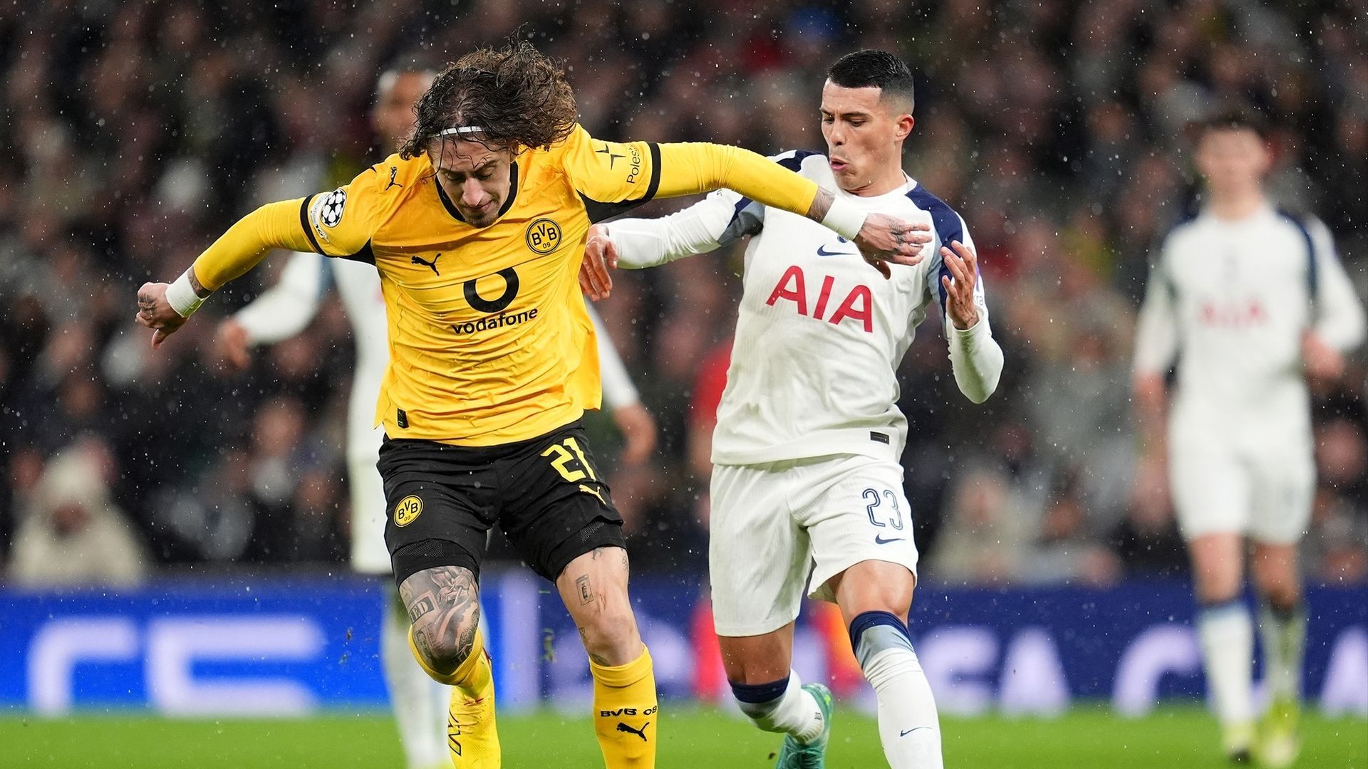Fabio Silva, en un partido del Borussia Dortmund Fabio Silva, en un partido del Borussia Dortmund