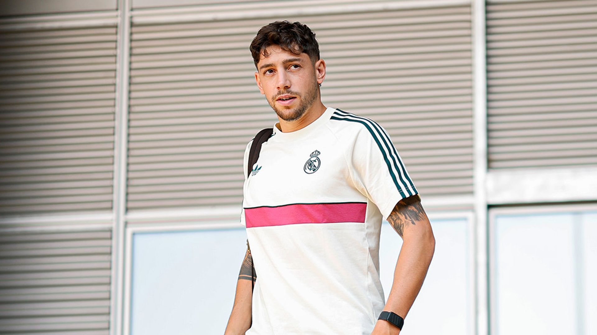 Fede Valverde en el viaje hacia A Coruña Fede Valverde en el viaje hacia A Coruña