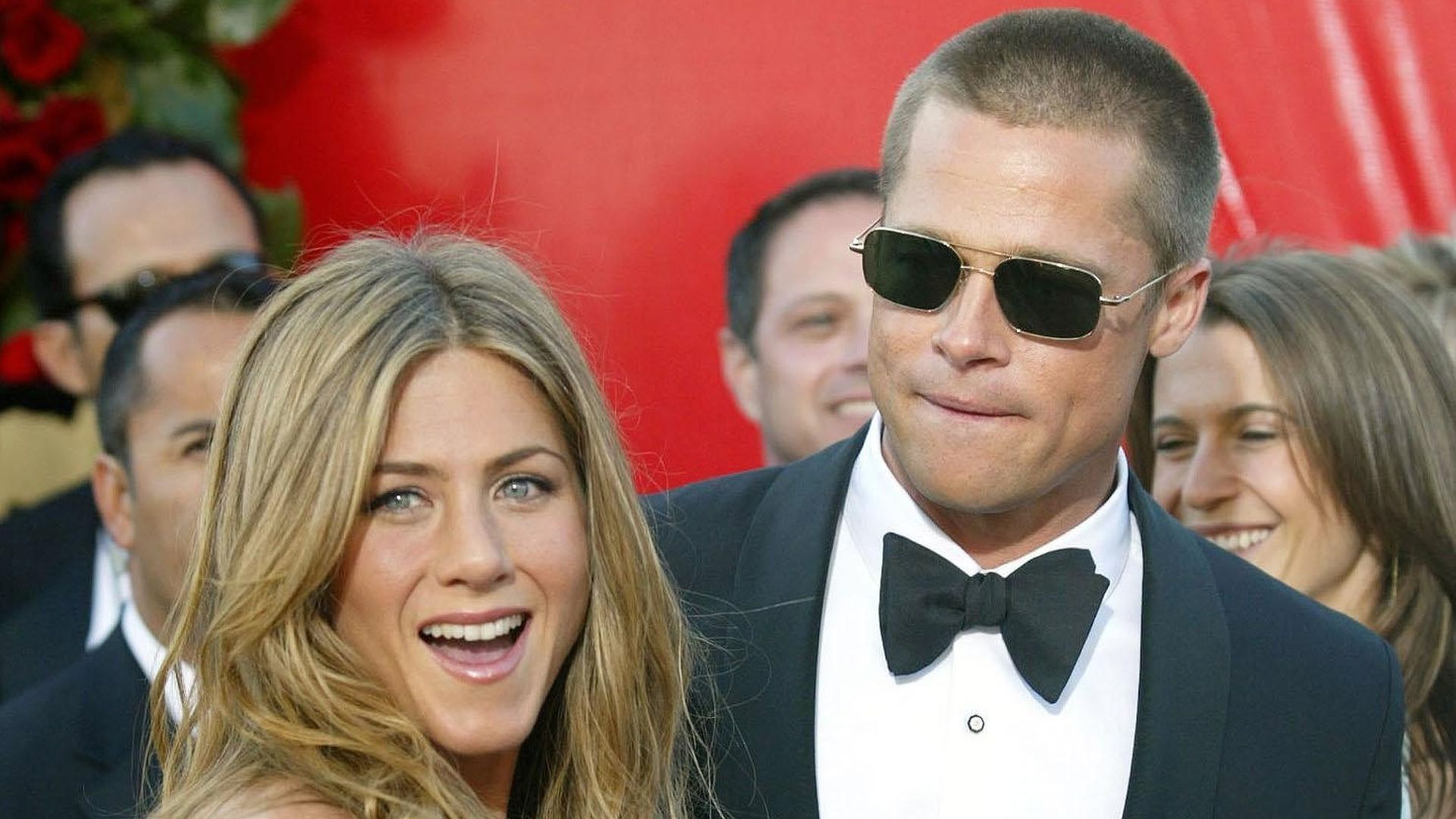 Jennifer Aniston y Brad Pitt