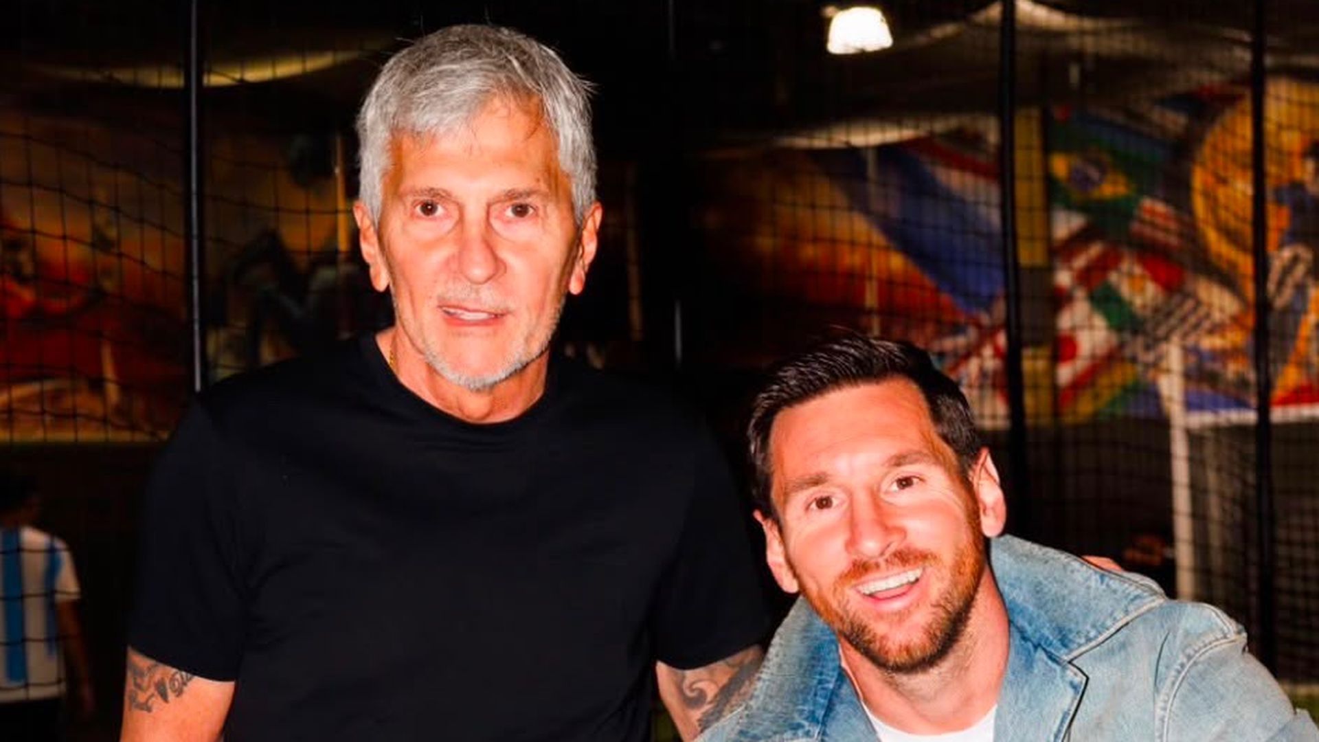 Leo Messi y su padre Leo Messi y su padre