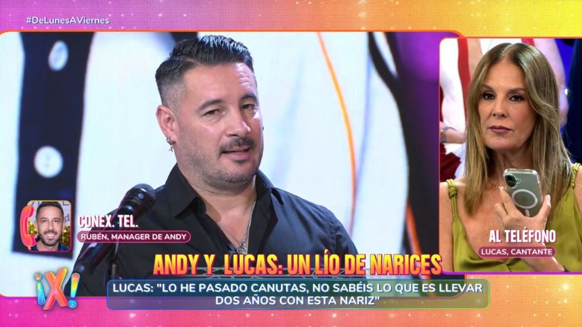 Lucas responde tajante a las acusaciones del mánager de Andy: "Lo que tienes que hacer es una gira para juntarnos" Lucas responde tajante a las acusaciones del mánager de Andy: "Lo que tienes que hacer es una gira para juntarnos"