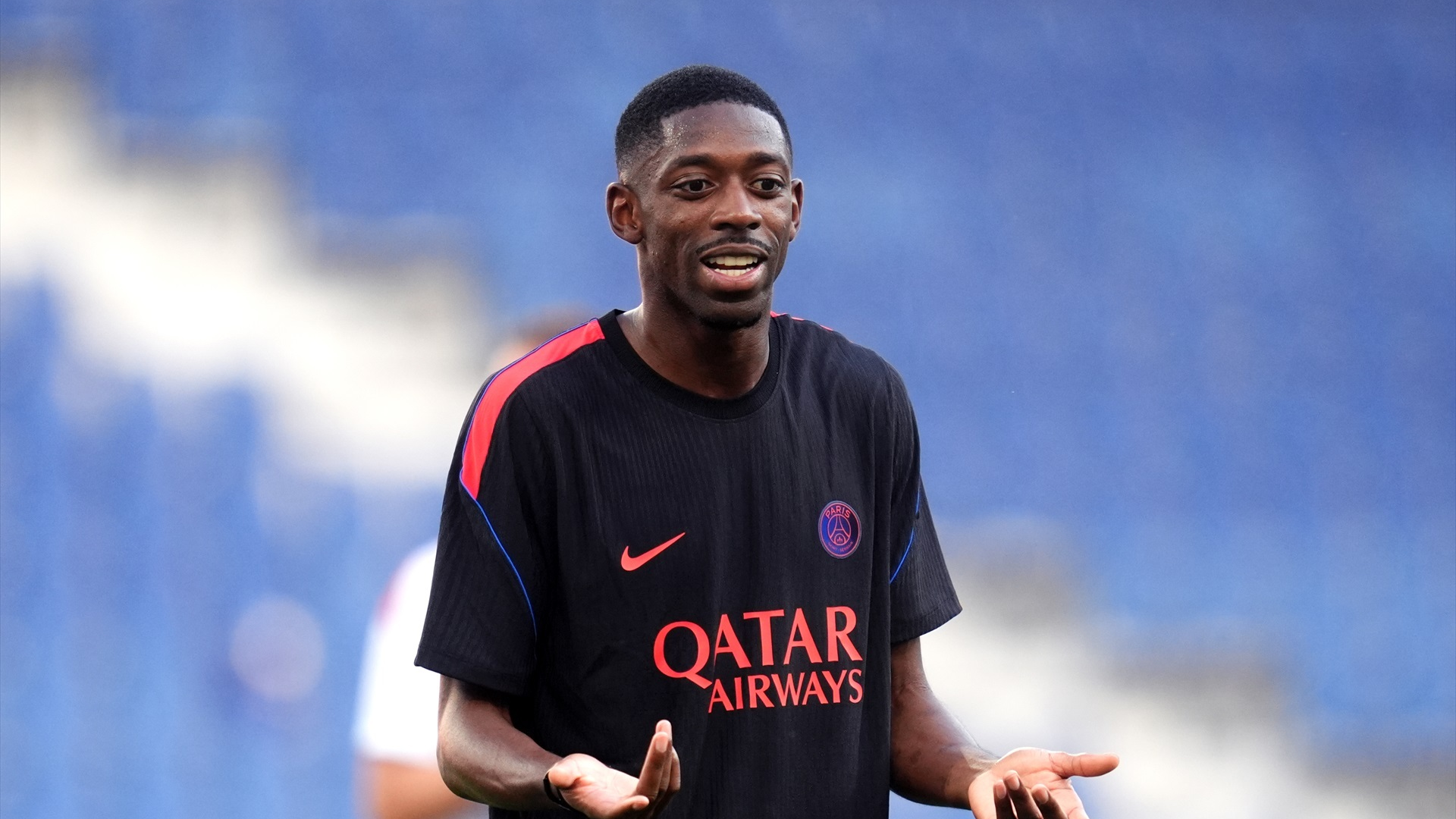 Ousmane Dembélé, en la previa de la Supercopa de Europa Ousmane Dembélé, en la previa de la Supercopa de Europa