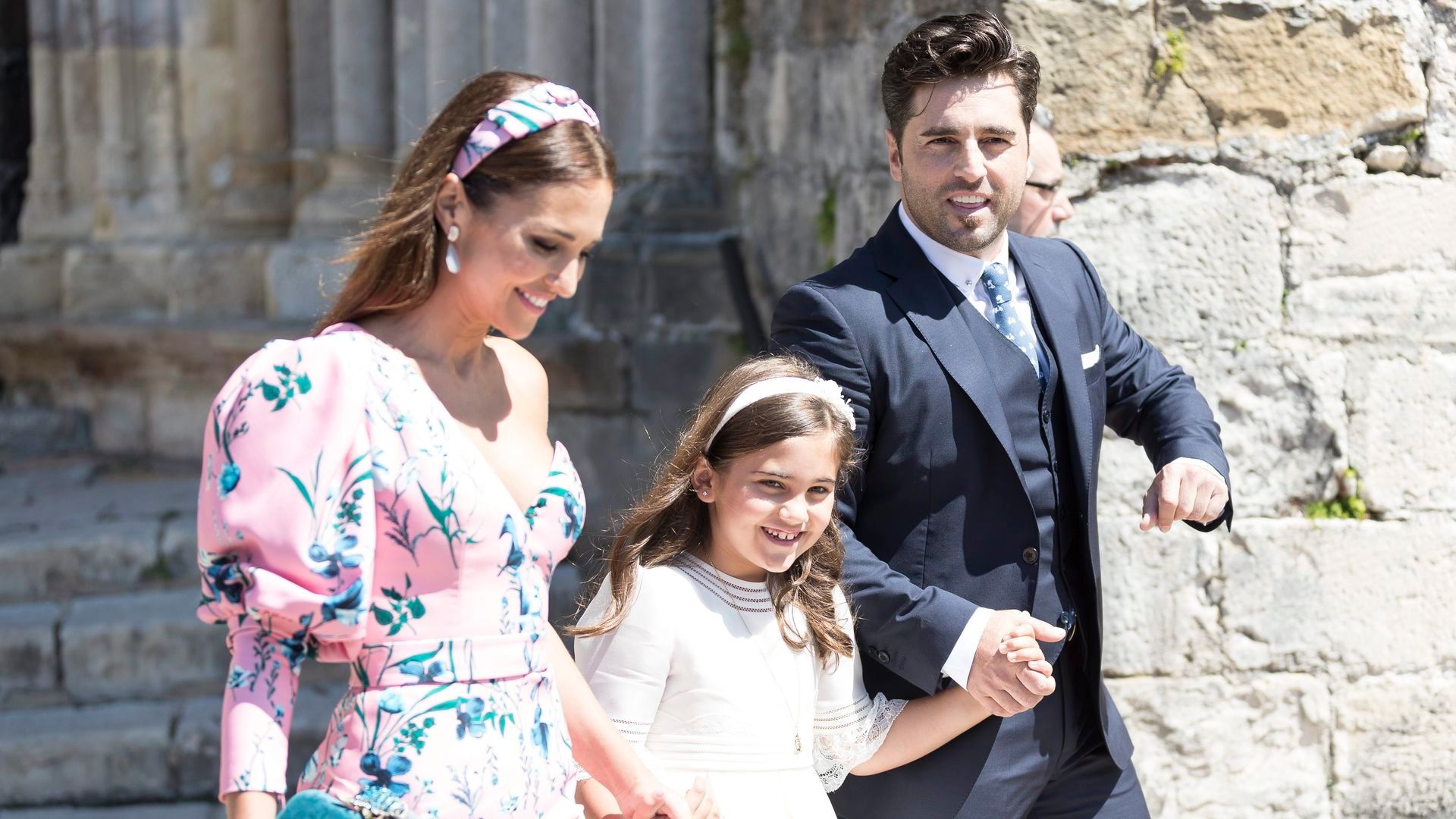 Paula Echevarría, David Bustamante y su hija Daniella