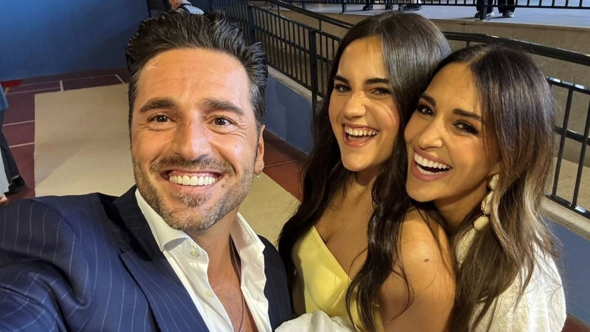 Paula Echevarría, David Bustamante y su hija Daniella