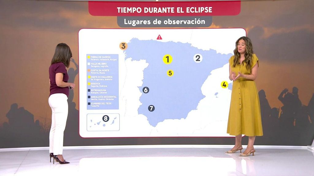 El ránking de los mejores sitios para ver el eclipse solar en España