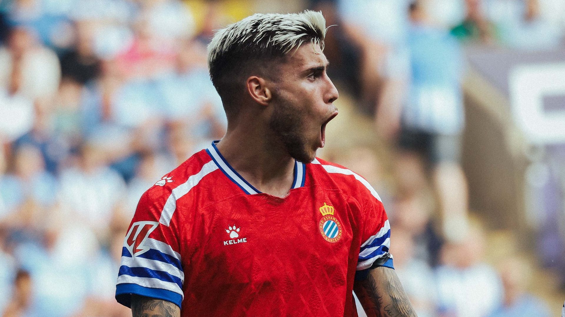 Roberto Fernández durante un partido del Espanyol en pretemporada Roberto Fernández durante un partido del Espanyol en pretemporada
