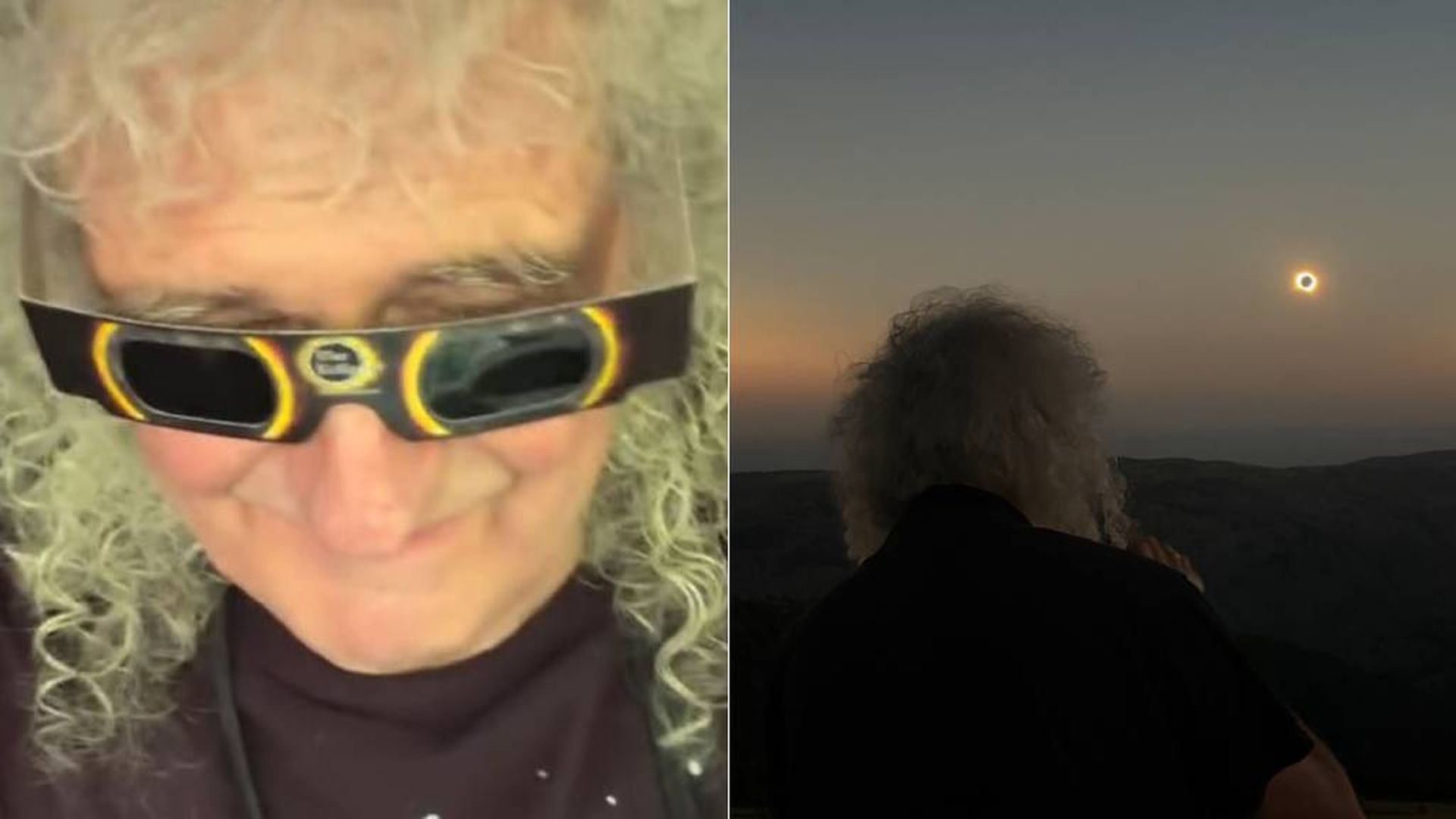Brian May, el mítico ‘astrofísico’ de Queen, tras ver el eclipse en Javalambre, Teruel: "Un momento increíble" Brian May, el mítico ‘astrofísico’ de Queen, tras ver el eclipse en Javalambre, Teruel: "Un momento increíble"