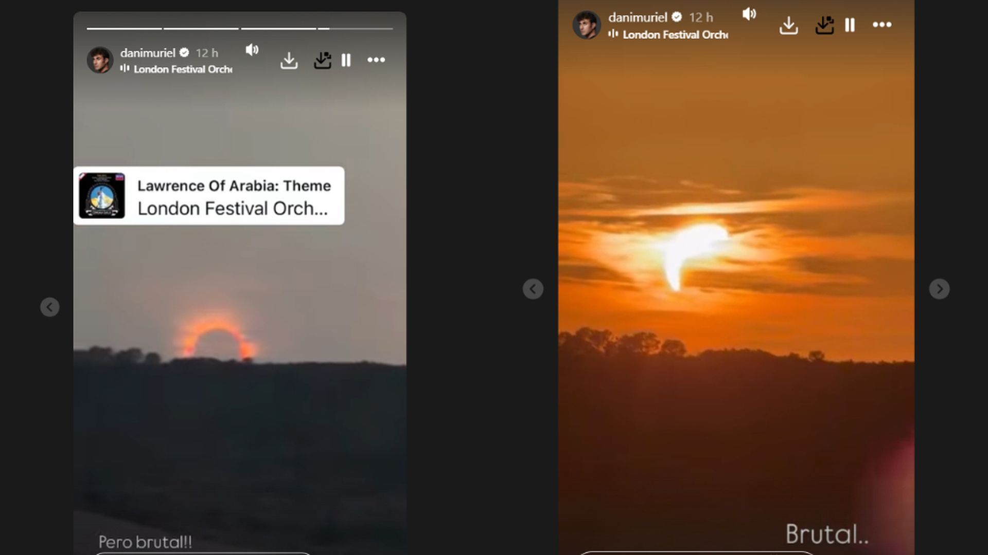 El eclipse que ha visto Daniel Muriel