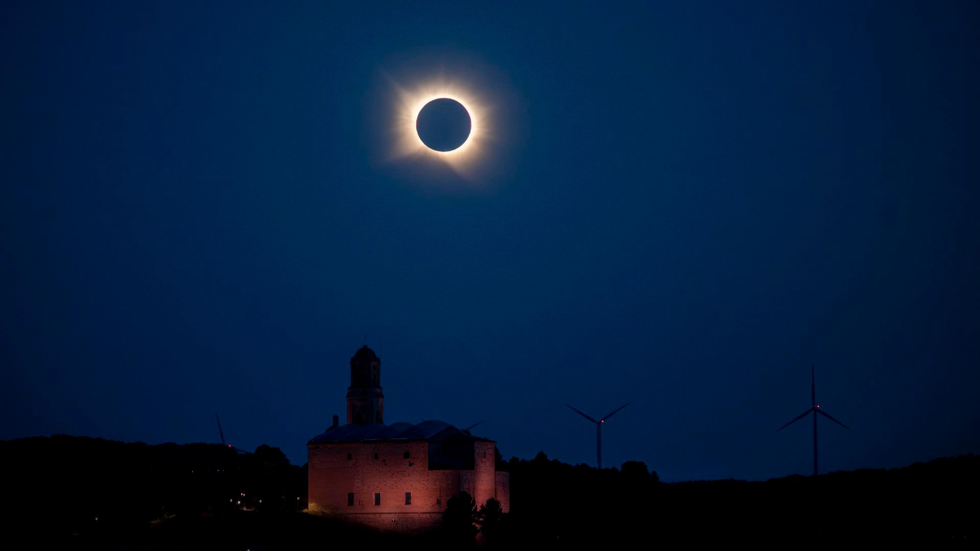 El eclipse solar desde Tarragona