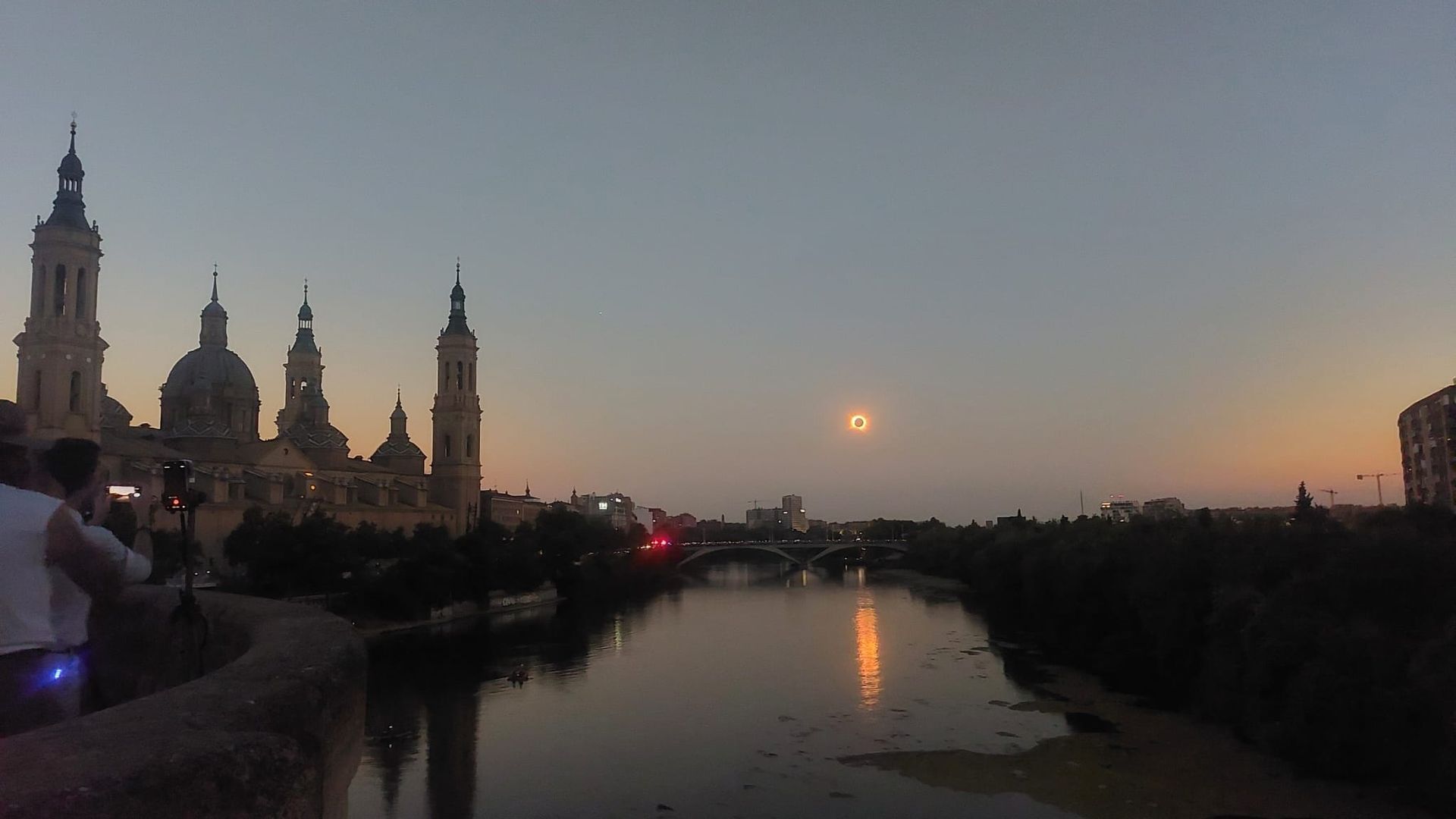 El eclipse total de Sol en Zaragoza