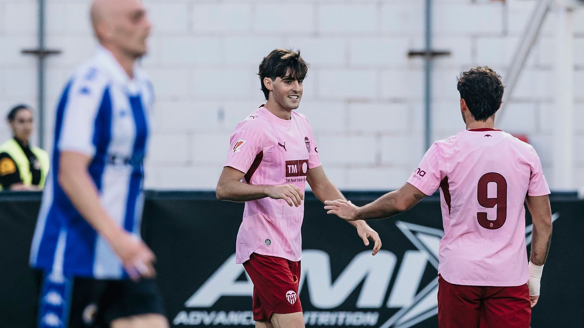 Javi Guerra marca ante el Hércules