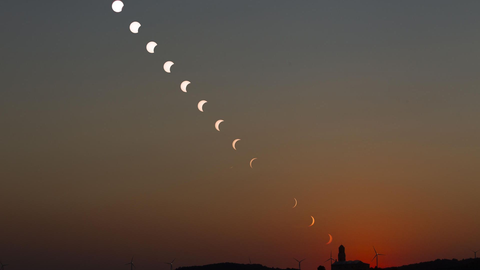 Las imágenes del eclipse solar a golpe de click Las imágenes del eclipse solar a golpe de click