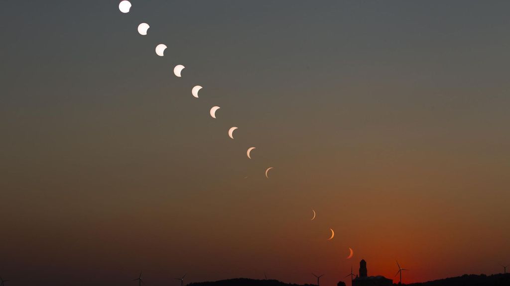 El eclipse solar a golpe de foto