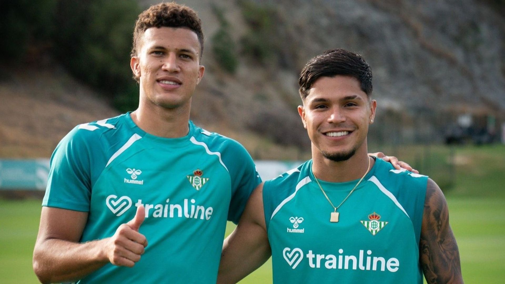 Nelson Deossa y Cucho Hernández, en pretemporada Nelson Deossa y Cucho Hernández, en pretemporada