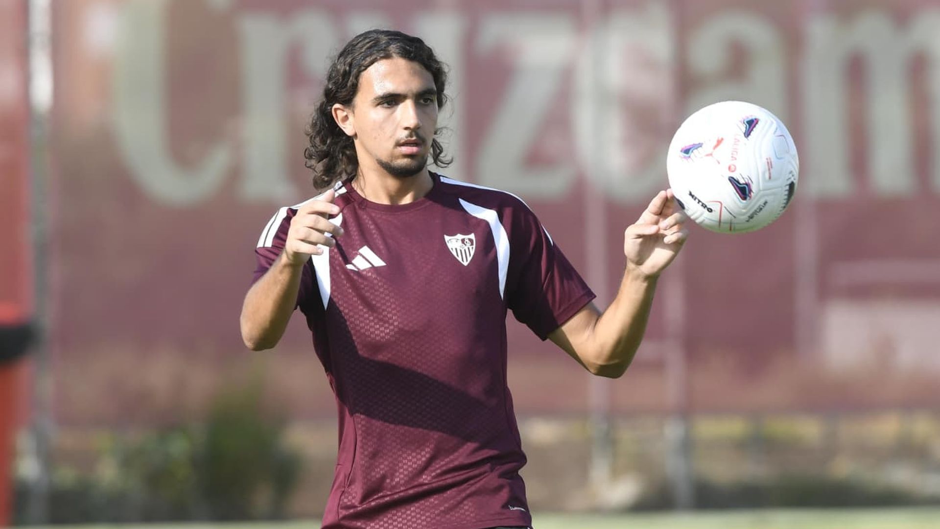 Nico Guillén, en el entrenamiento de este jueves Nico Guillén, en el entrenamiento de este jueves