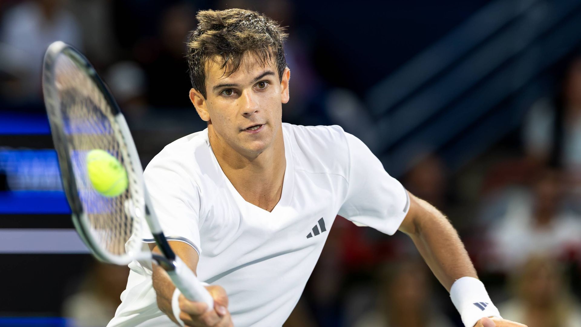 Rafa Jódar durante el partido contra Brandon Nakashima