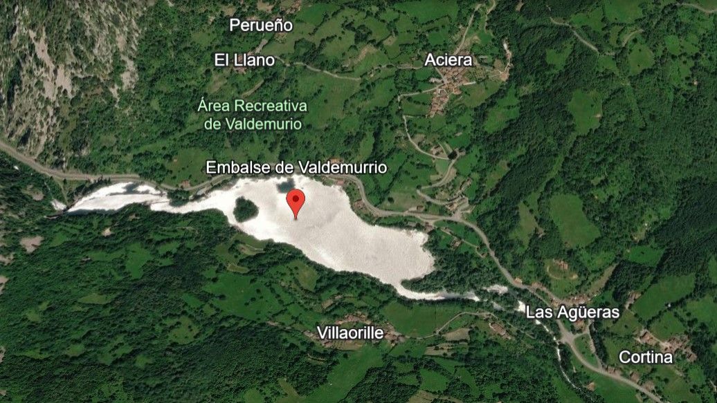 Zona del embalse de Valdemurio, en Quirós, Asturias
