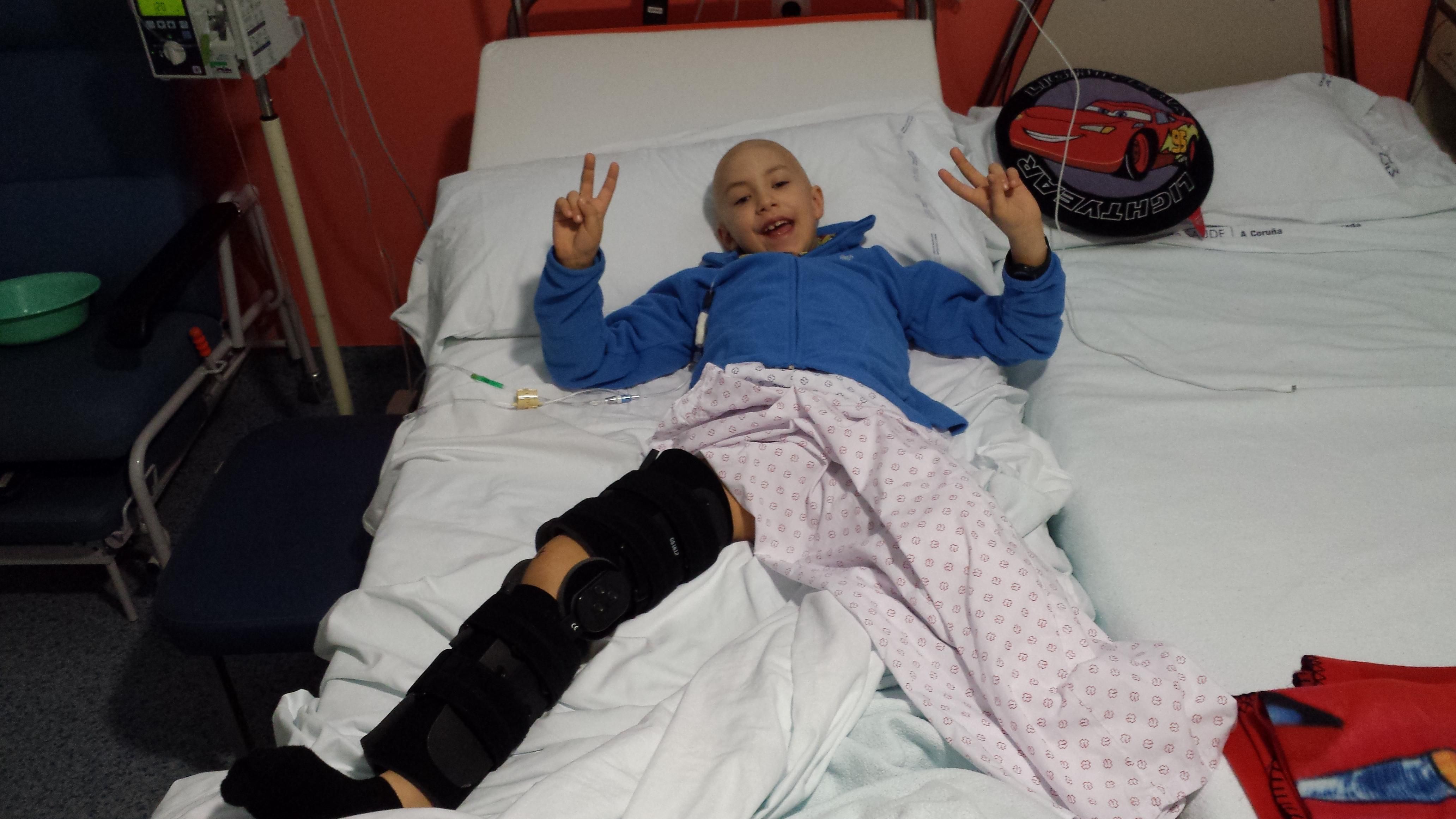 A los siete años, Nico fue diagnosticado de un osteosarcoma en su rodilla derecha