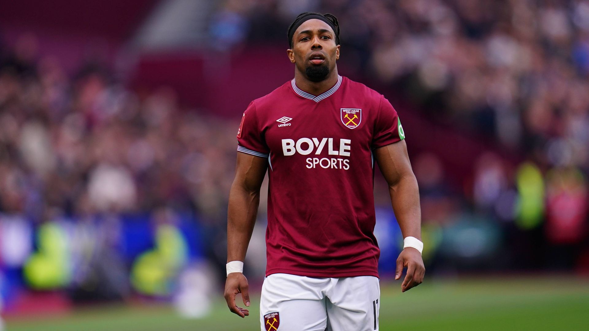 Adama Traore con el West Ham