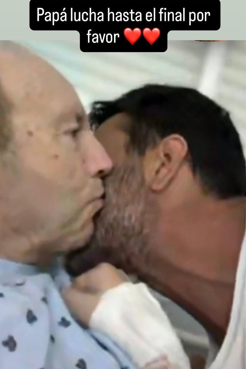 El desgarrador mensaje de Dani Güiza, con su padre en el hospital: "Lucha hasta el final, por favor"