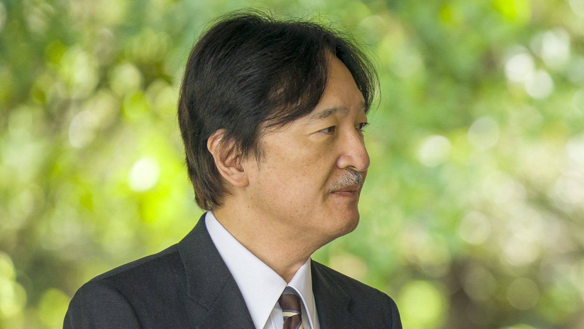 El príncipe heredero Akishino de Japón