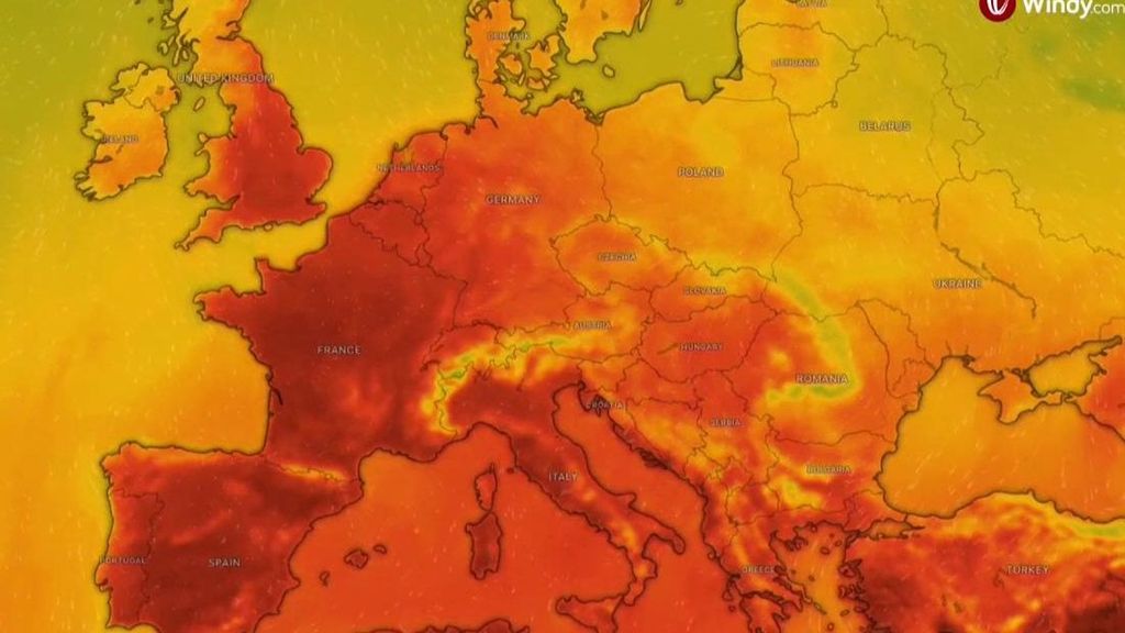 Europa entre el calor y el fuego: 150 millones de personas están a más de 35 grados