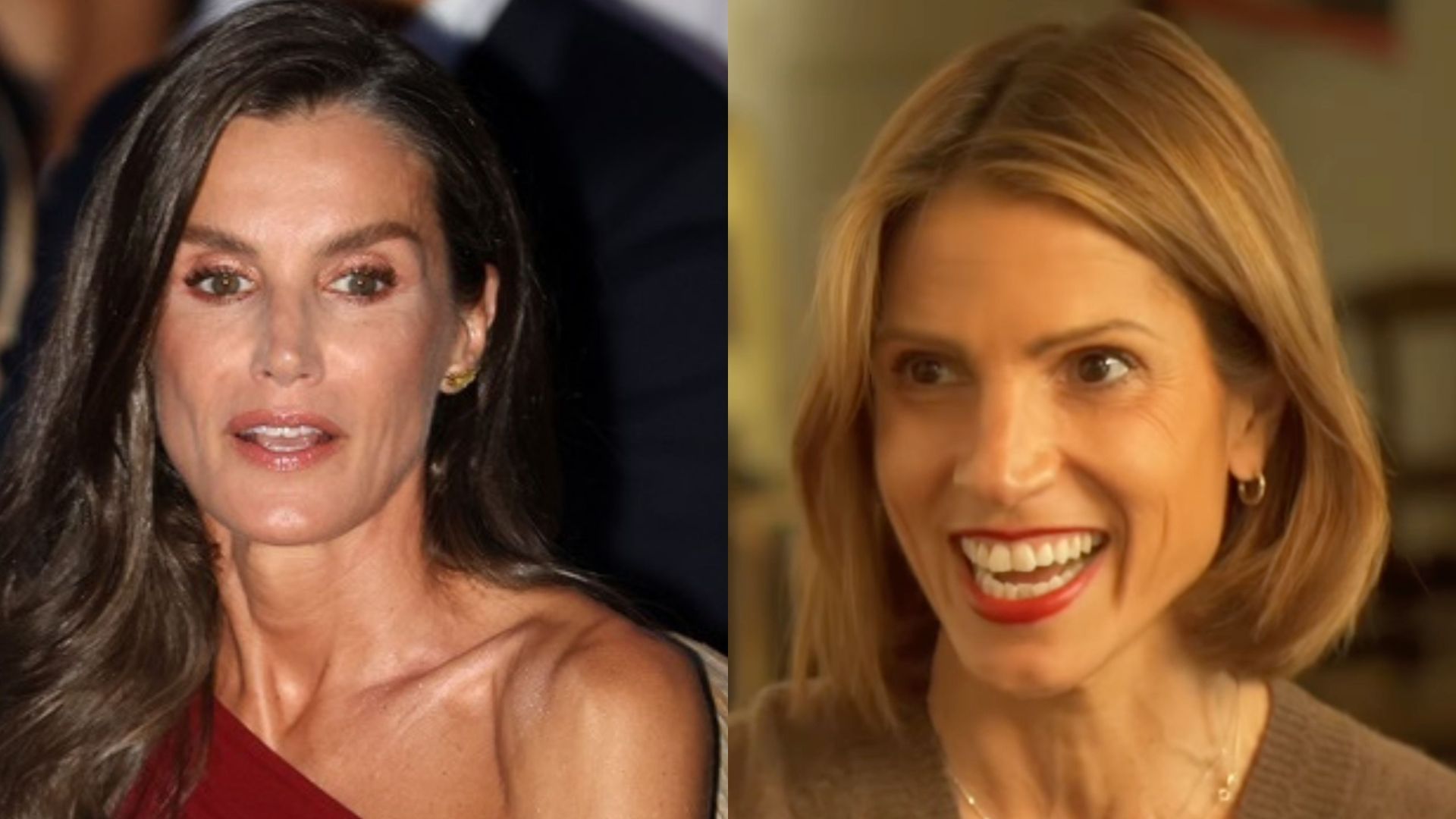 Fotomontaje con la reina Letizia y Mapi Hermida Fotomontaje con la reina Letizia y Mapi Hermida