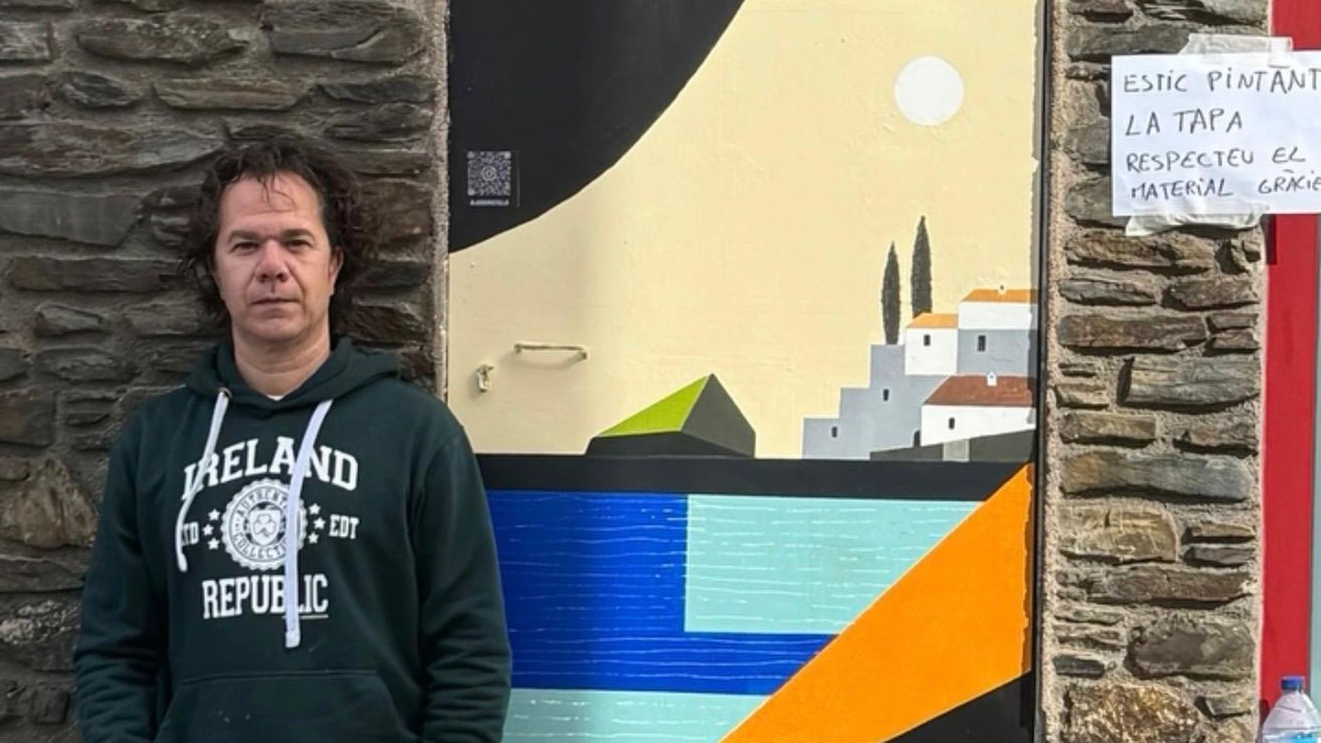Jordi Pastells, junto a su intervención