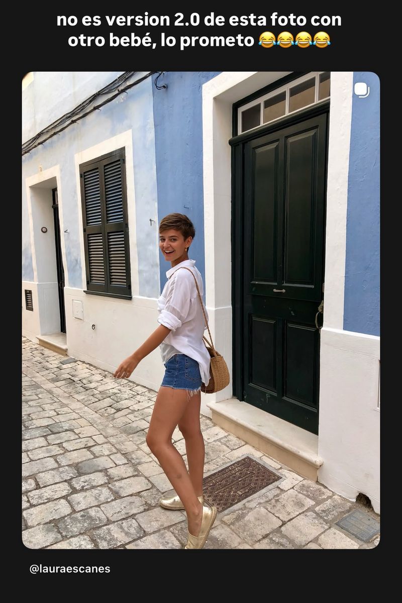 La antigua foto de Laura Escanes embarazada de su hija Roma por la que sus seguidores han dudado ahora