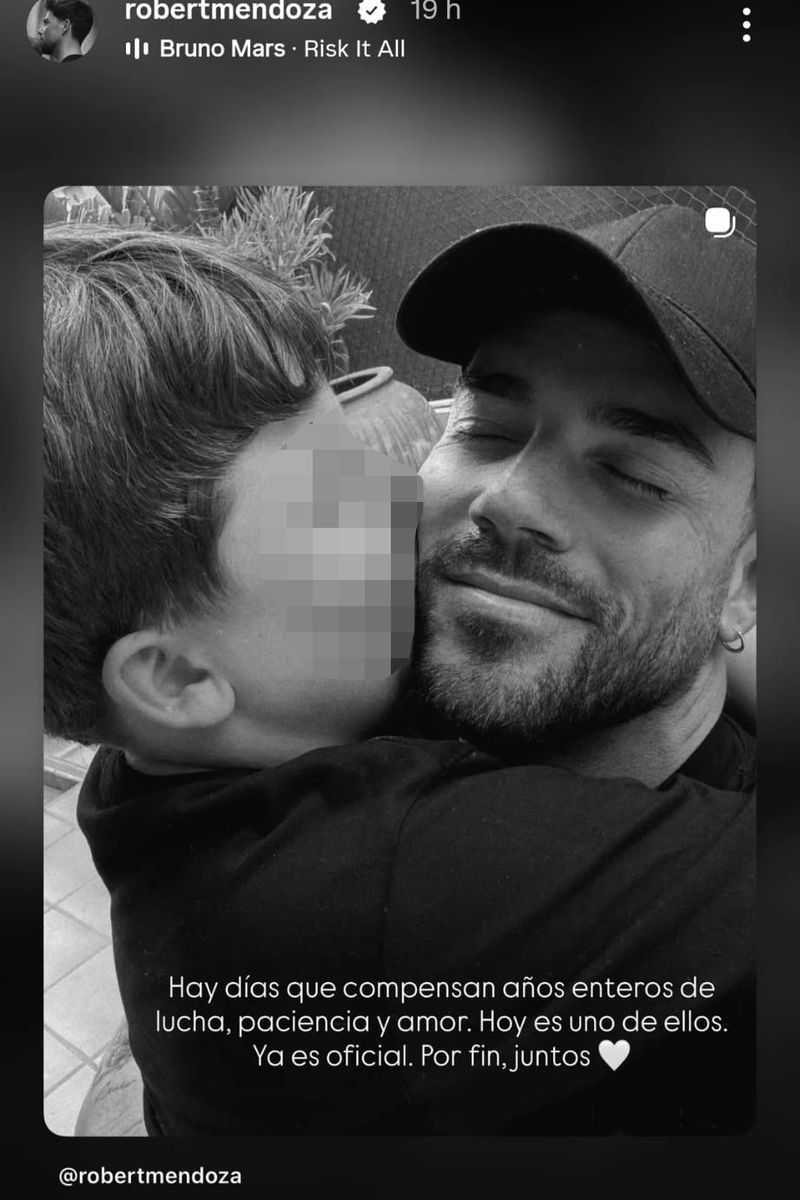 La feliz noticia que ha compartido Robert Mendoza, novio de Jessica Bueno, como padre de dos hijos