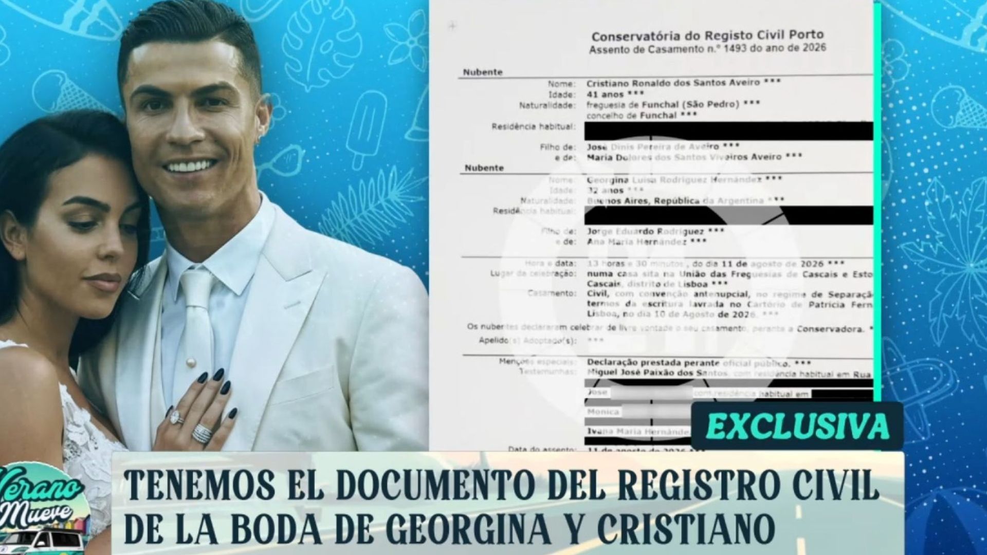 La realidad del régimen patrimonial de Cristiano y Georgina, según el acta matrimonial al que han tenido acceso los medios