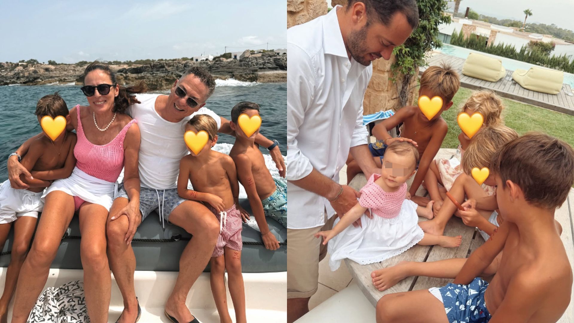 Los hijos de Alice Campello y Álvaro Morata aparecen pixelados ahora en sus redes sociales