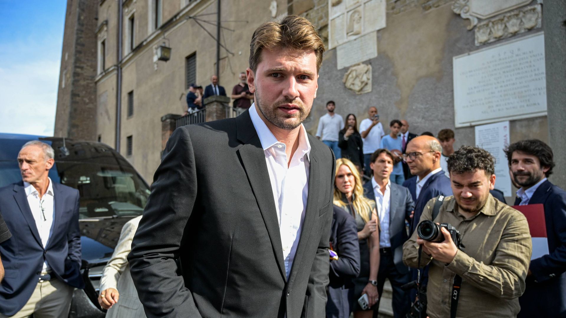 Luka Doncic en Roma