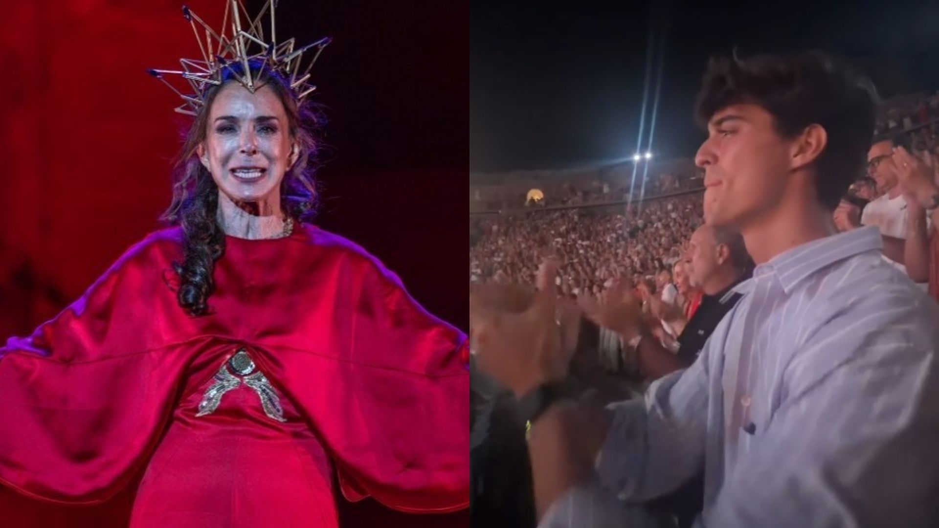 Lydia Bosch y su hijo, Juan Martín