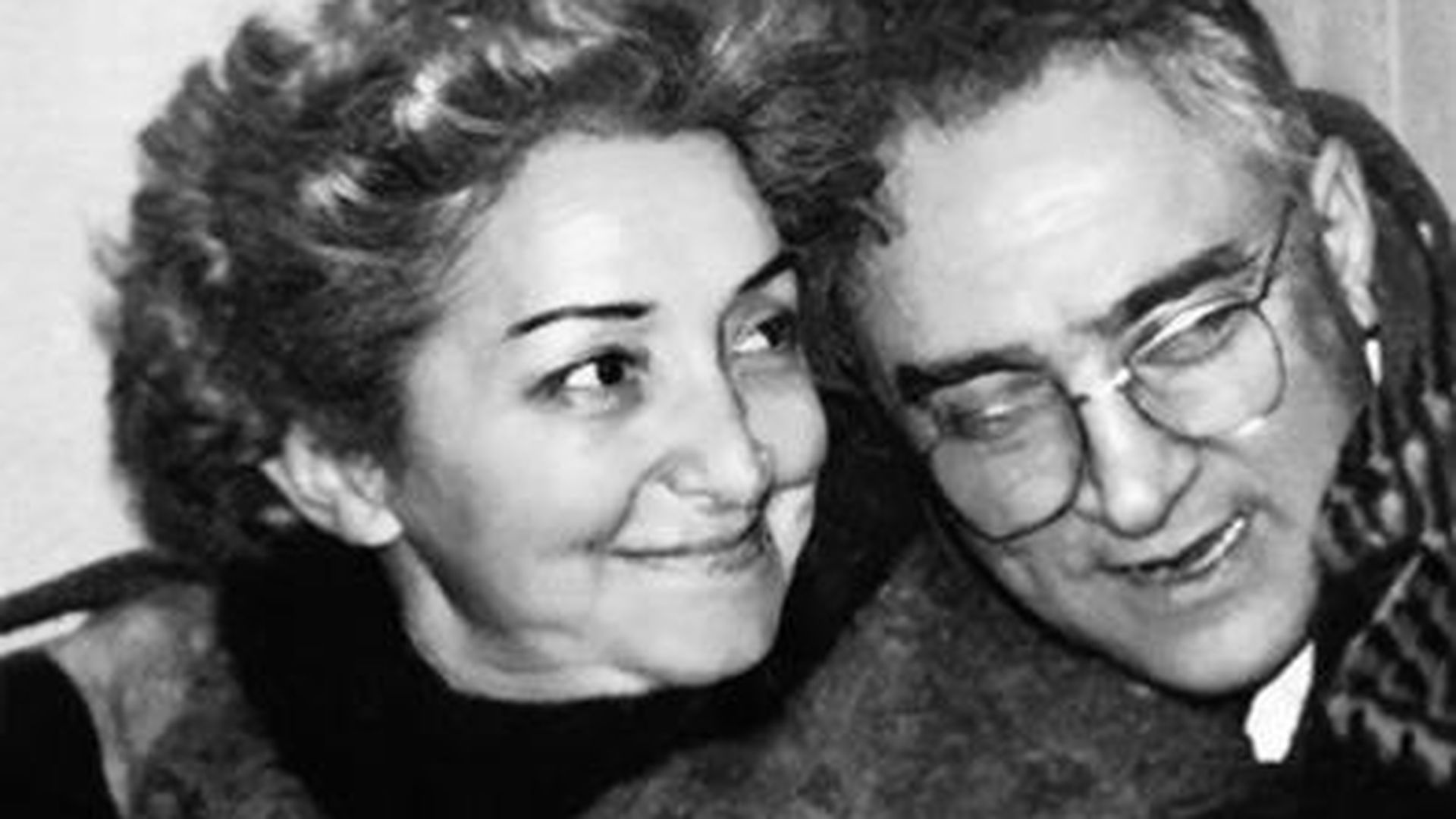 Maria Luisa de las Heras con su tercer esposo Marco Maria Luisa de las Heras con su tercer esposo Marco
