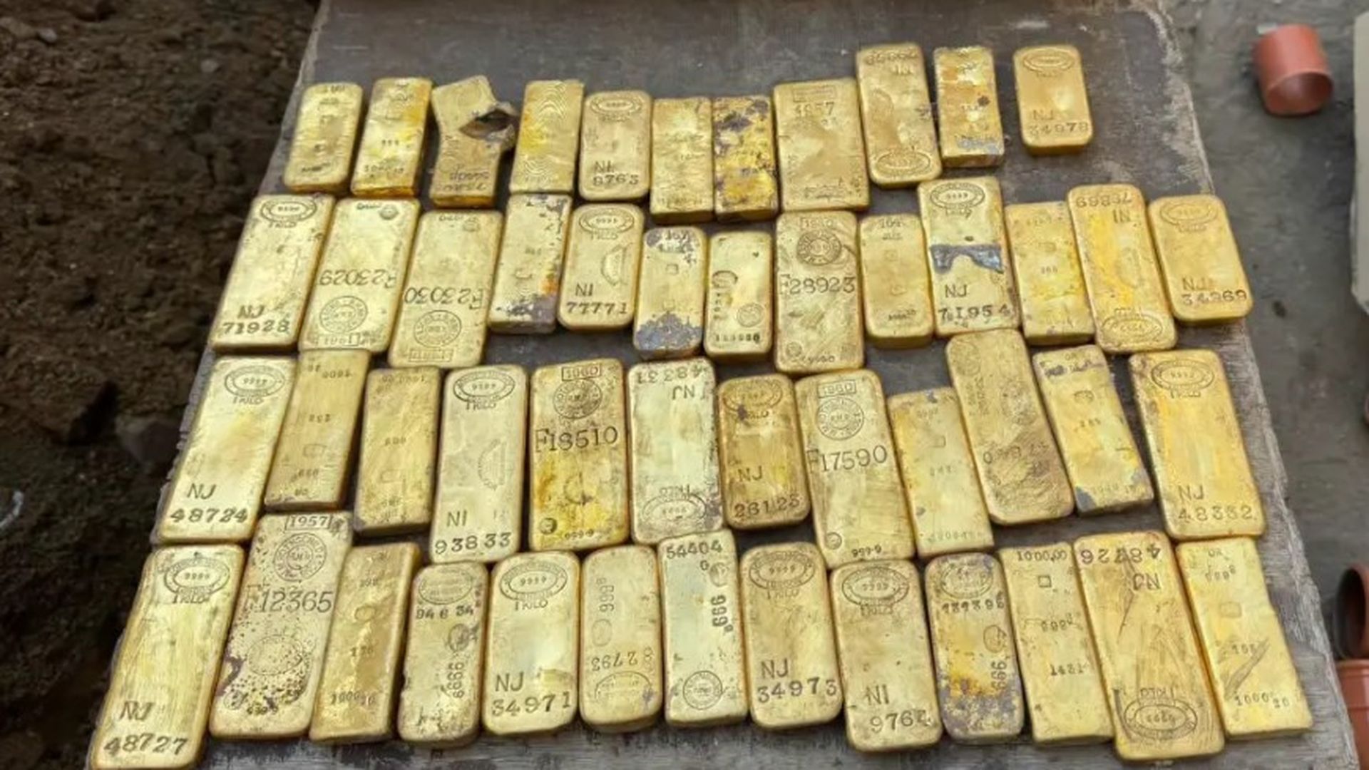 Oro escondidos en la bodega de una cervecería