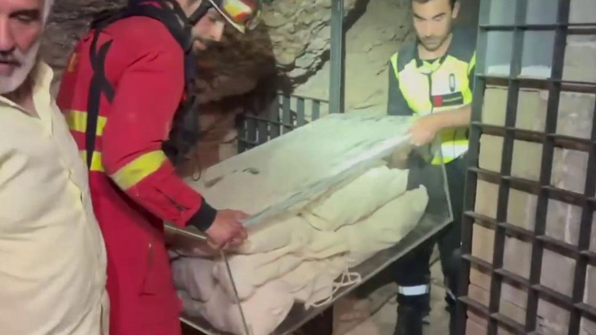 Ramiro I salvado del fuego en Aragón