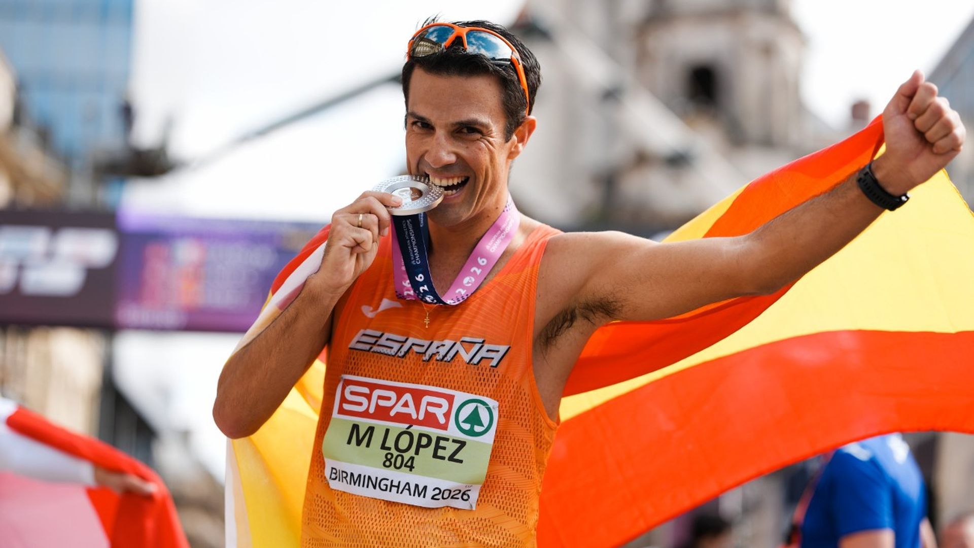 Miguel Ángel López, con su plata en el Europeo de Birmingham 2026