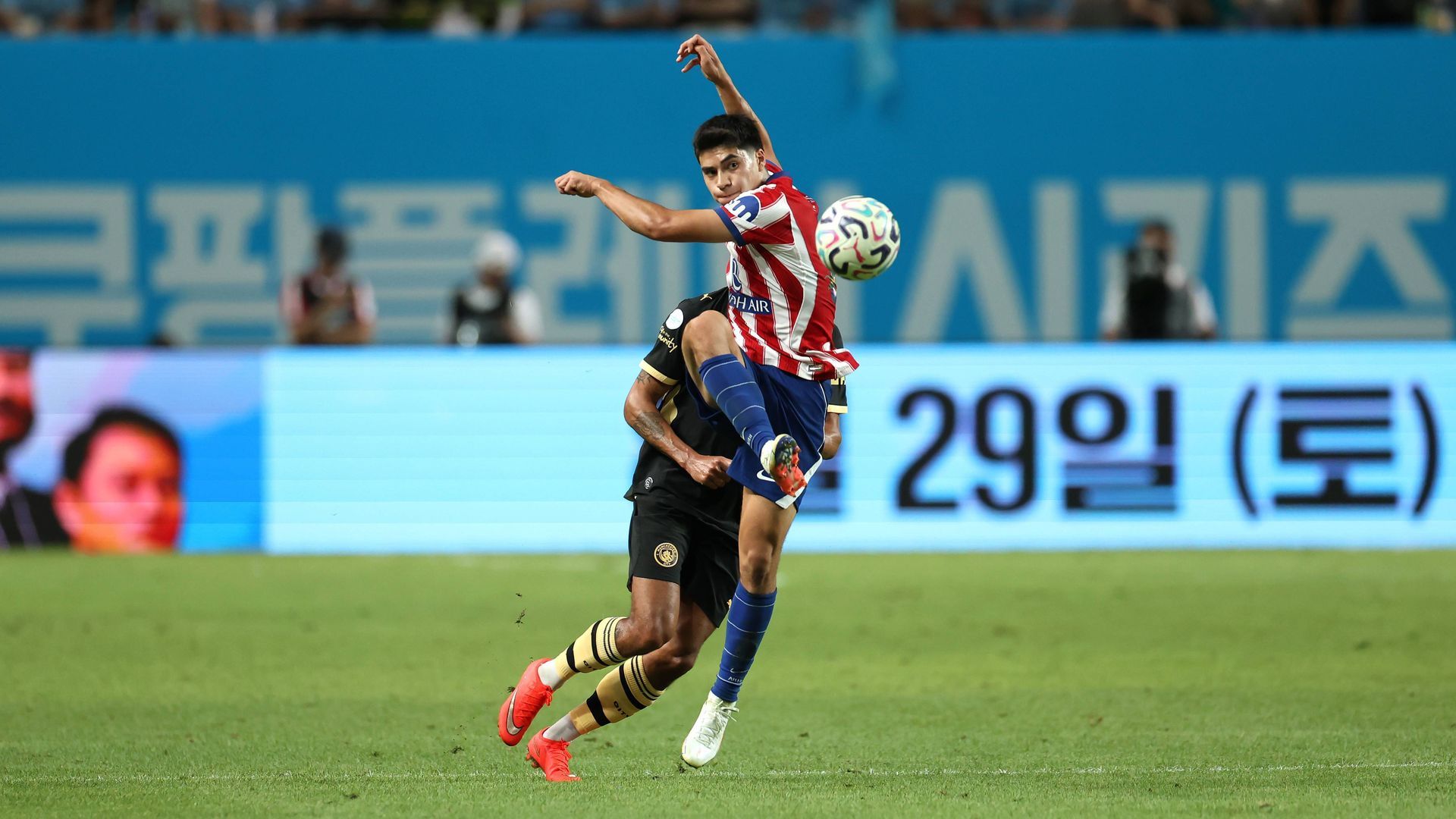 Obed Vargas con el Atlético