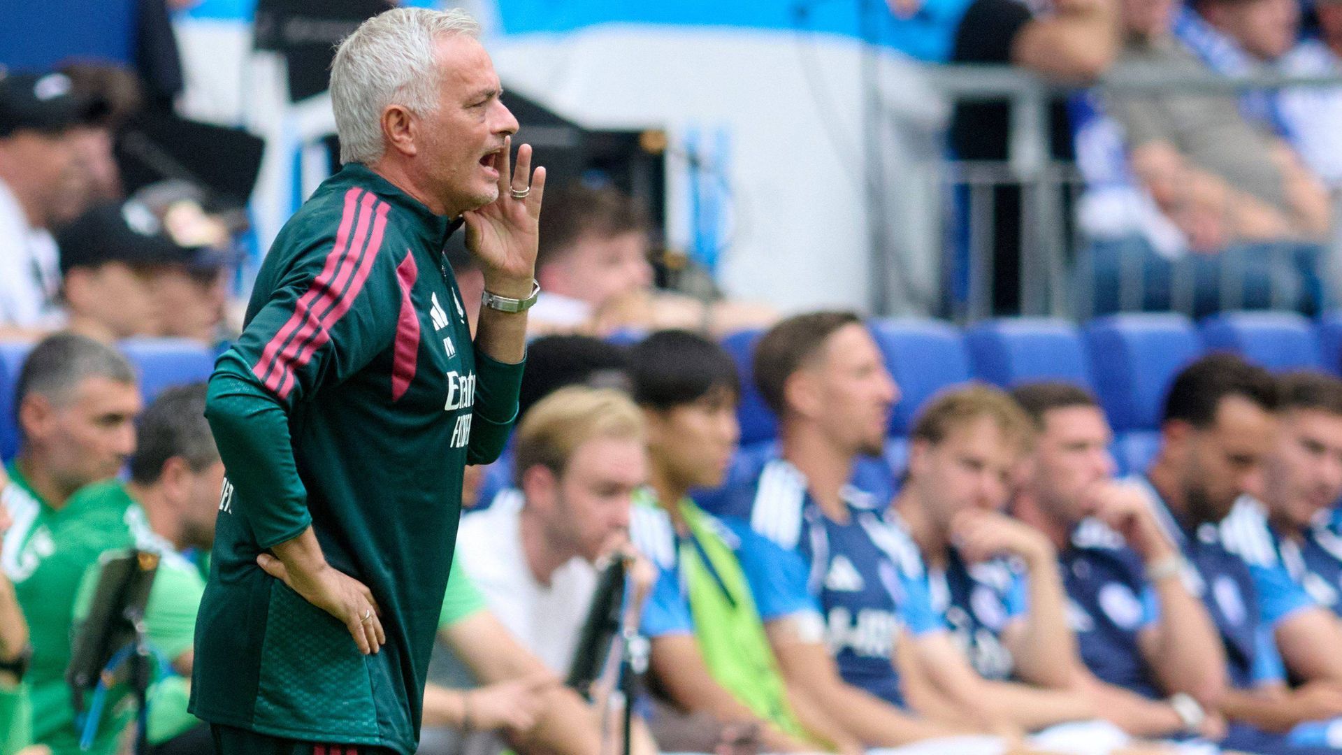 José Mourinho, durante el Schalke-Real Madrid de pretemporada