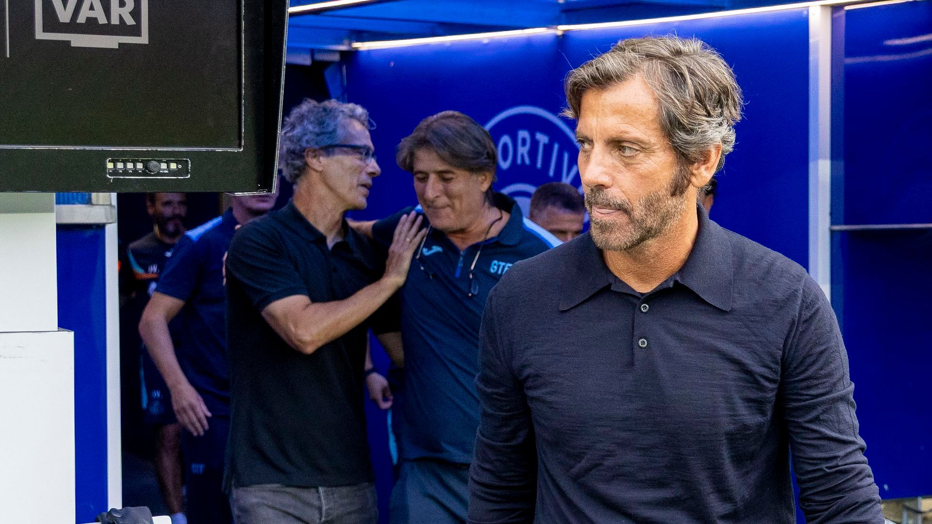 Quique Sánchez Flores en el Alavés-Getafe Quique Sánchez Flores en el Alavés-Getafe