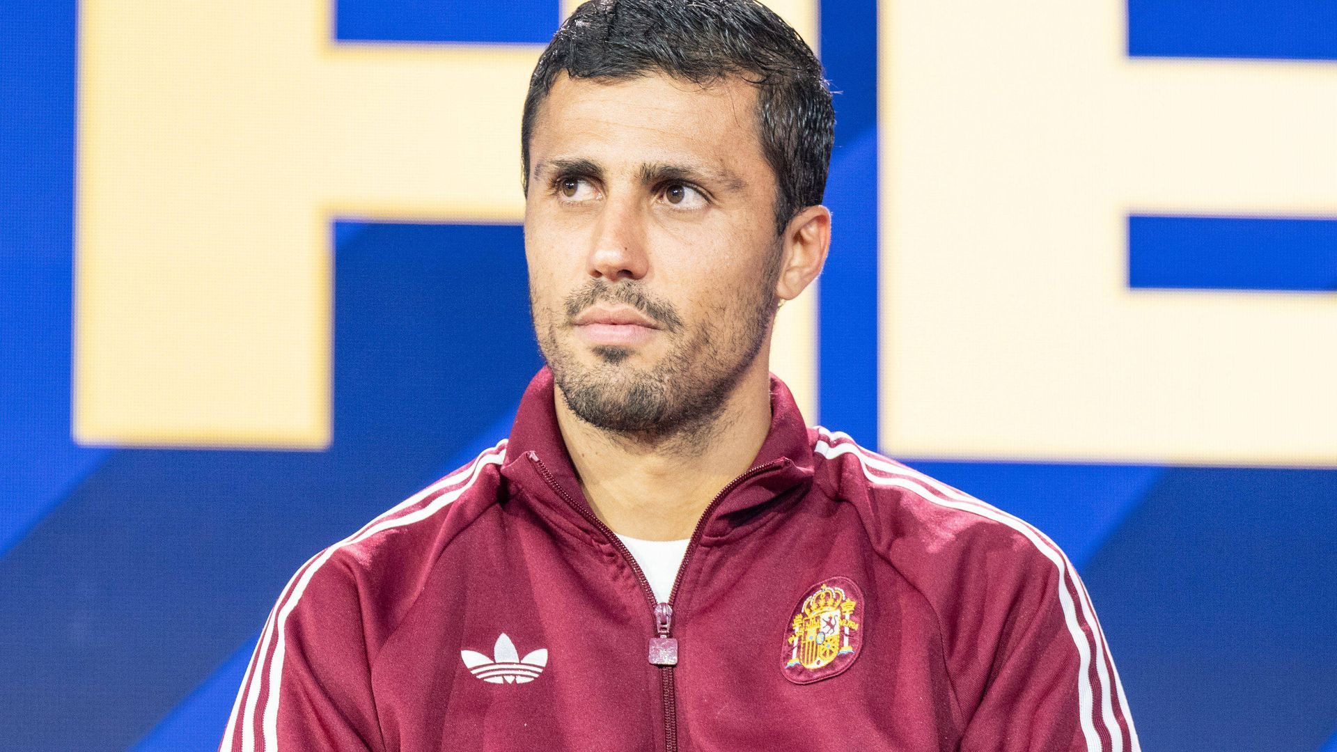 Rodri Hernández, en el acto previo a la final del Mundial