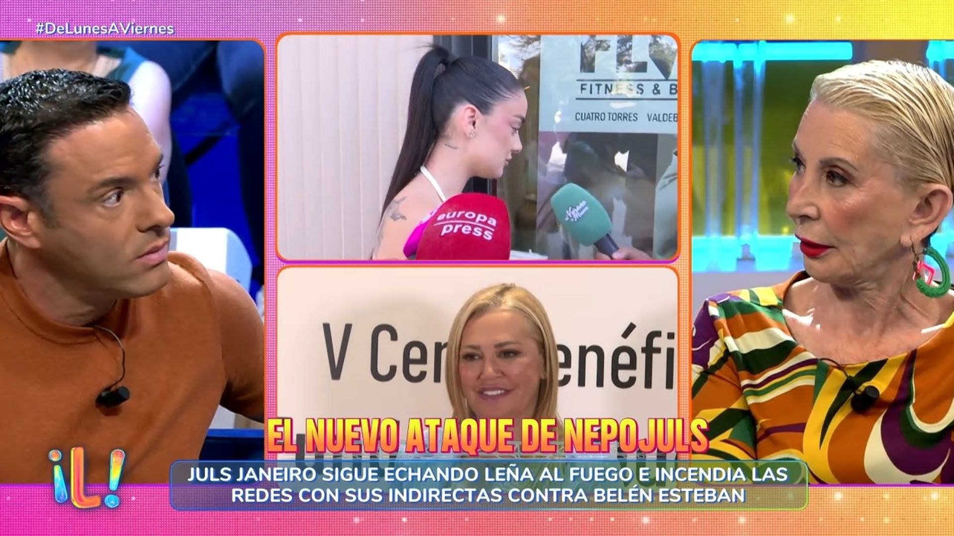 Así está Juls Janeiro en plena guerra abierta con Belén Esteban: cronología del choque más mediático de los últimos días