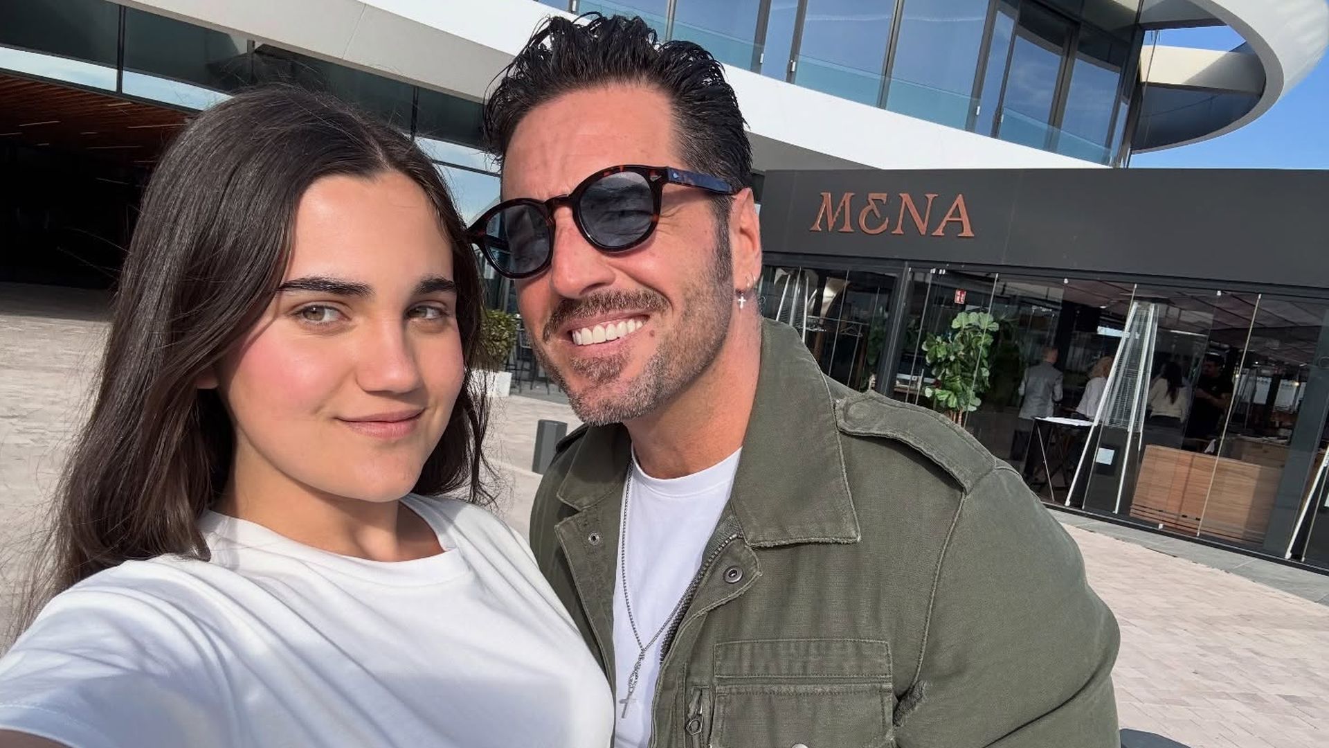 Daniella Bustamante y su padre, David Bustamante Daniella Bustamante y su padre, David Bustamante